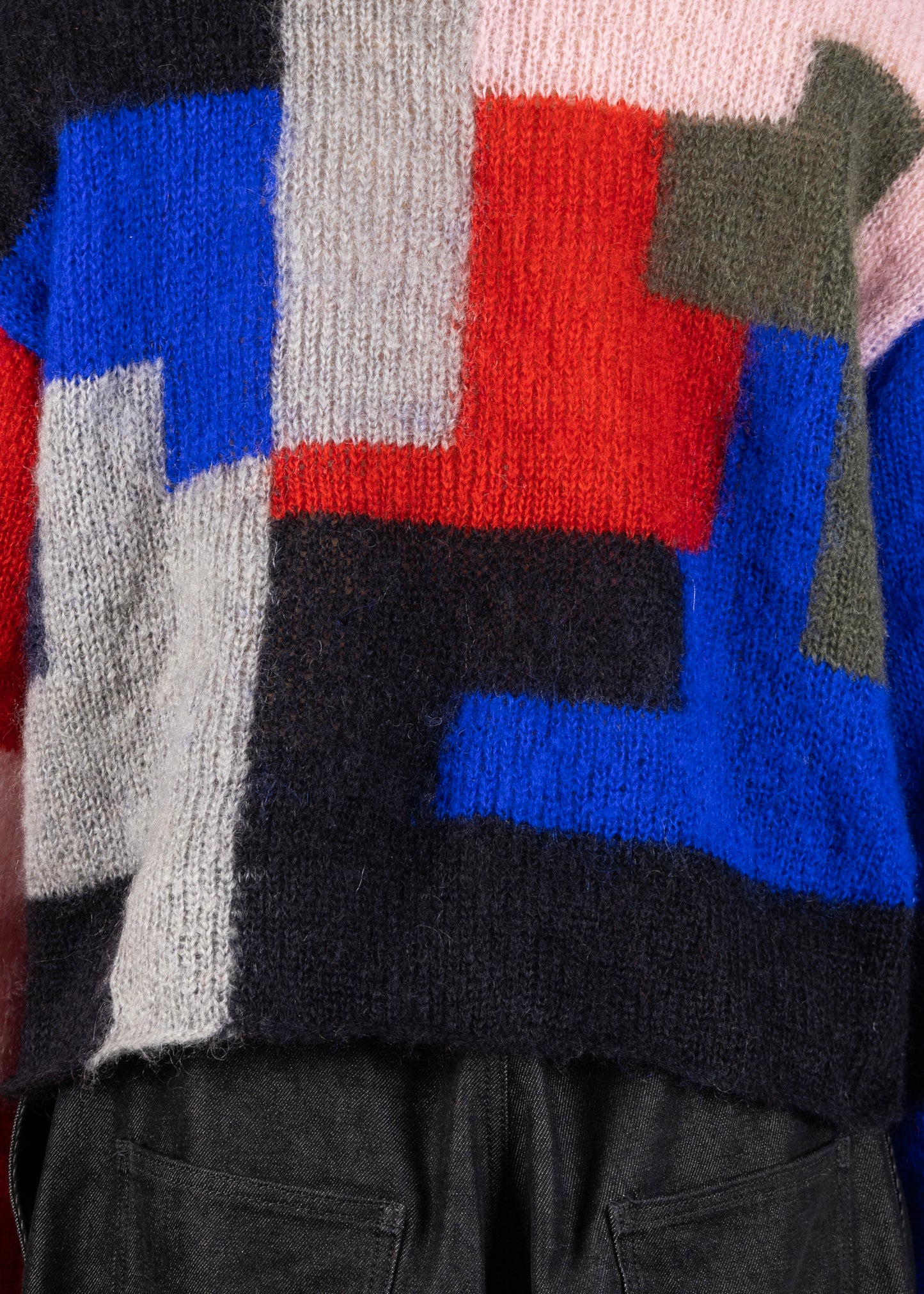 Multicolored Mohair Sweater 1/9