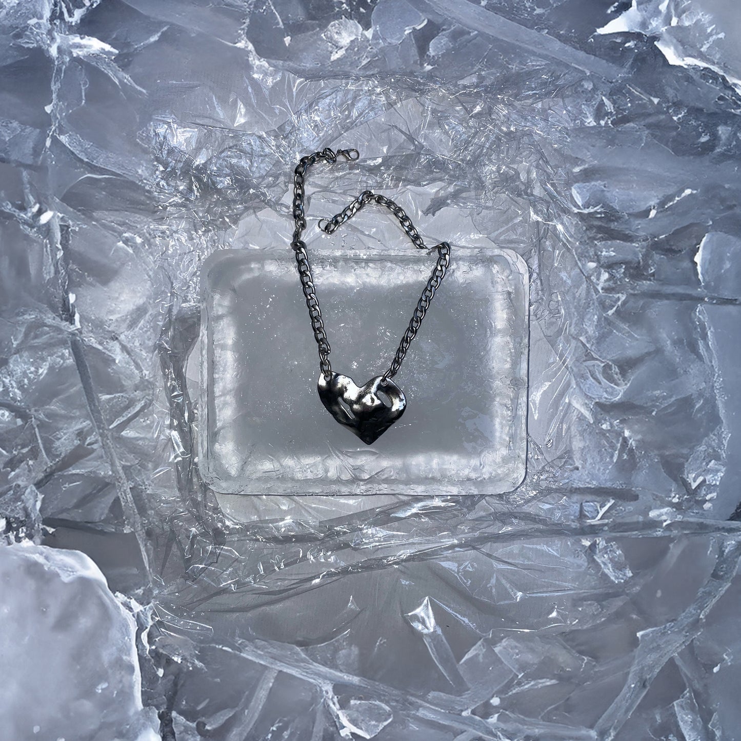 Flat Heart Necklace