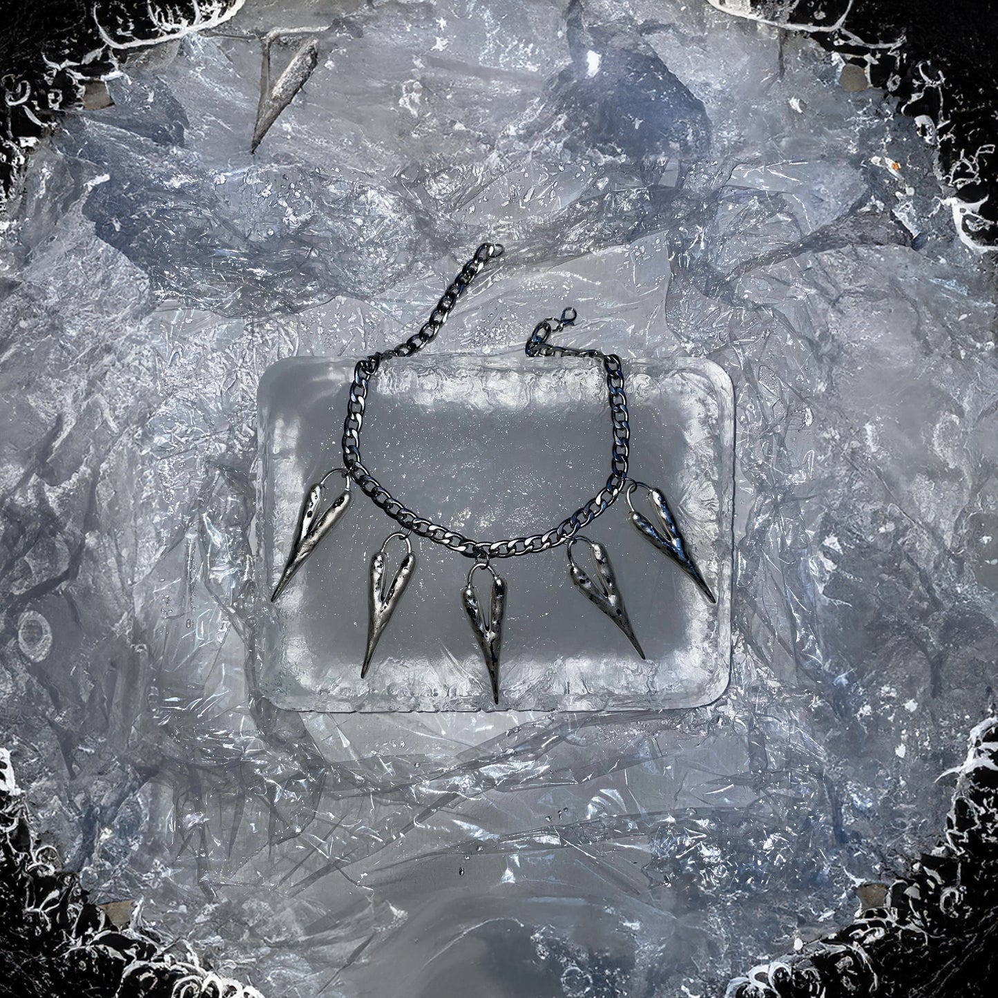 Spike Heart Necklace