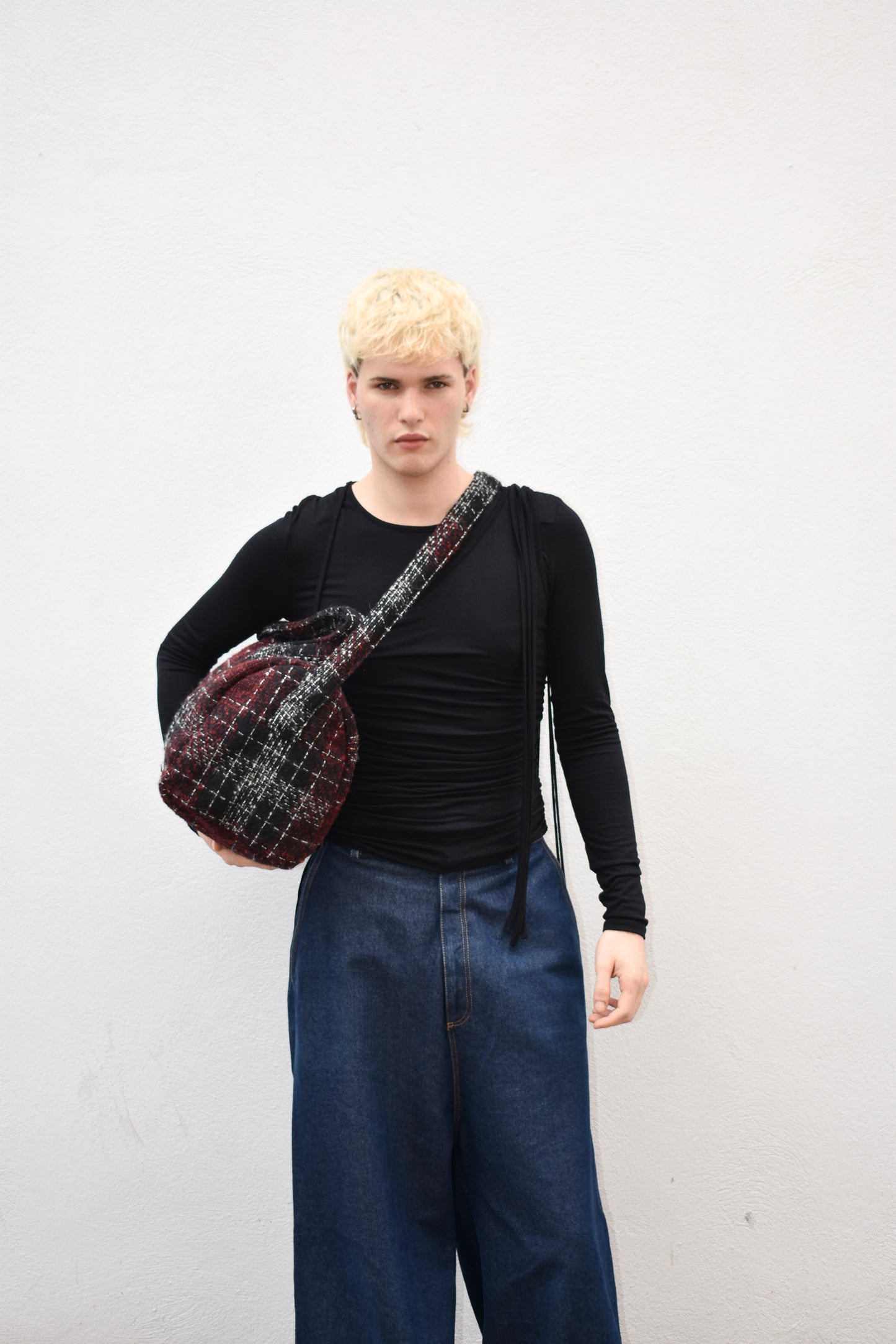 Reverse Mohair Bag