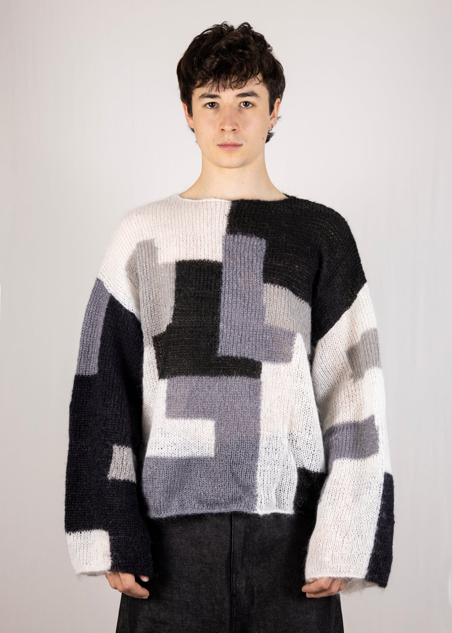 Multicolored Mohair Sweater 3/9