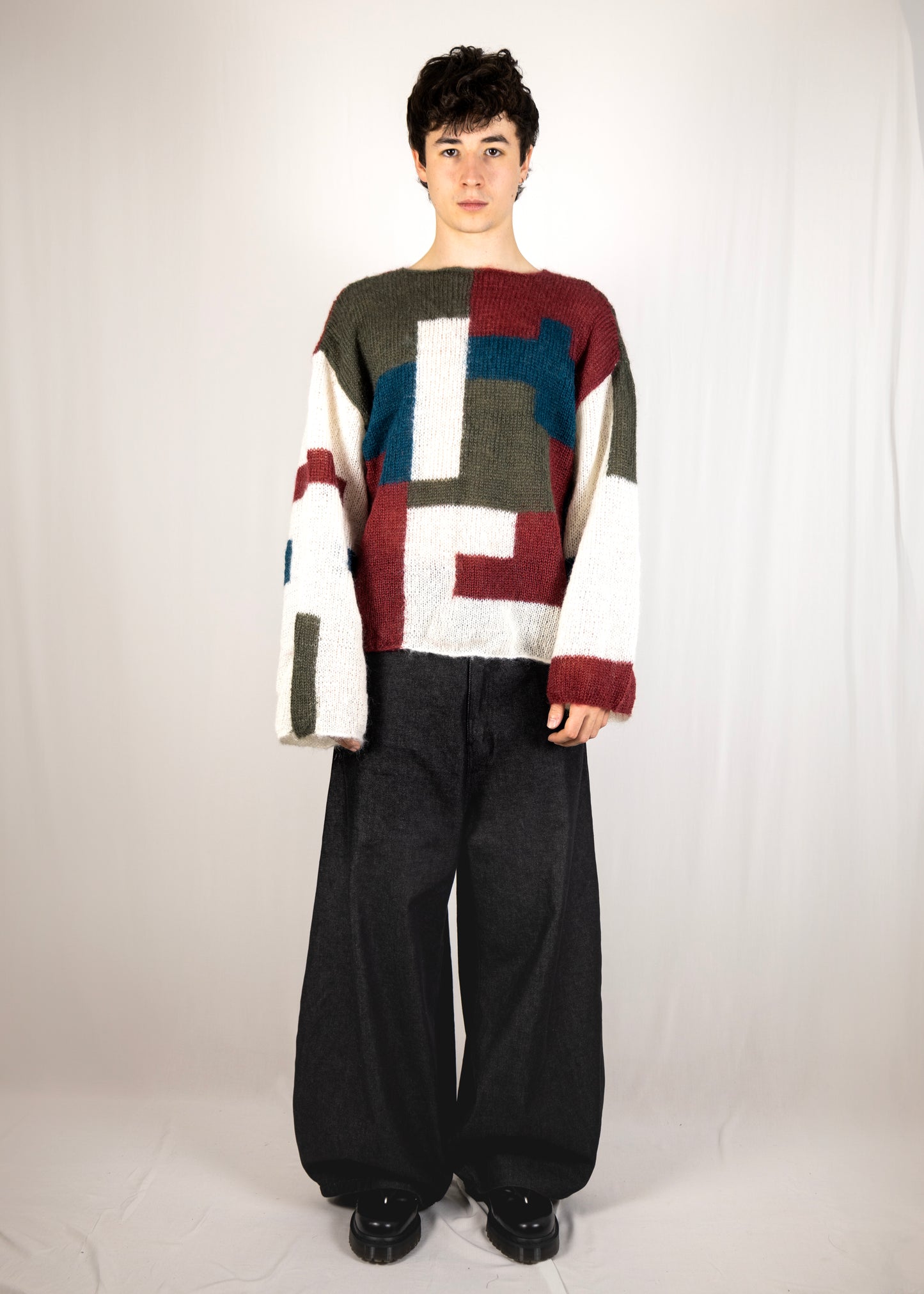 Multicolored Mohair Sweater 2/9