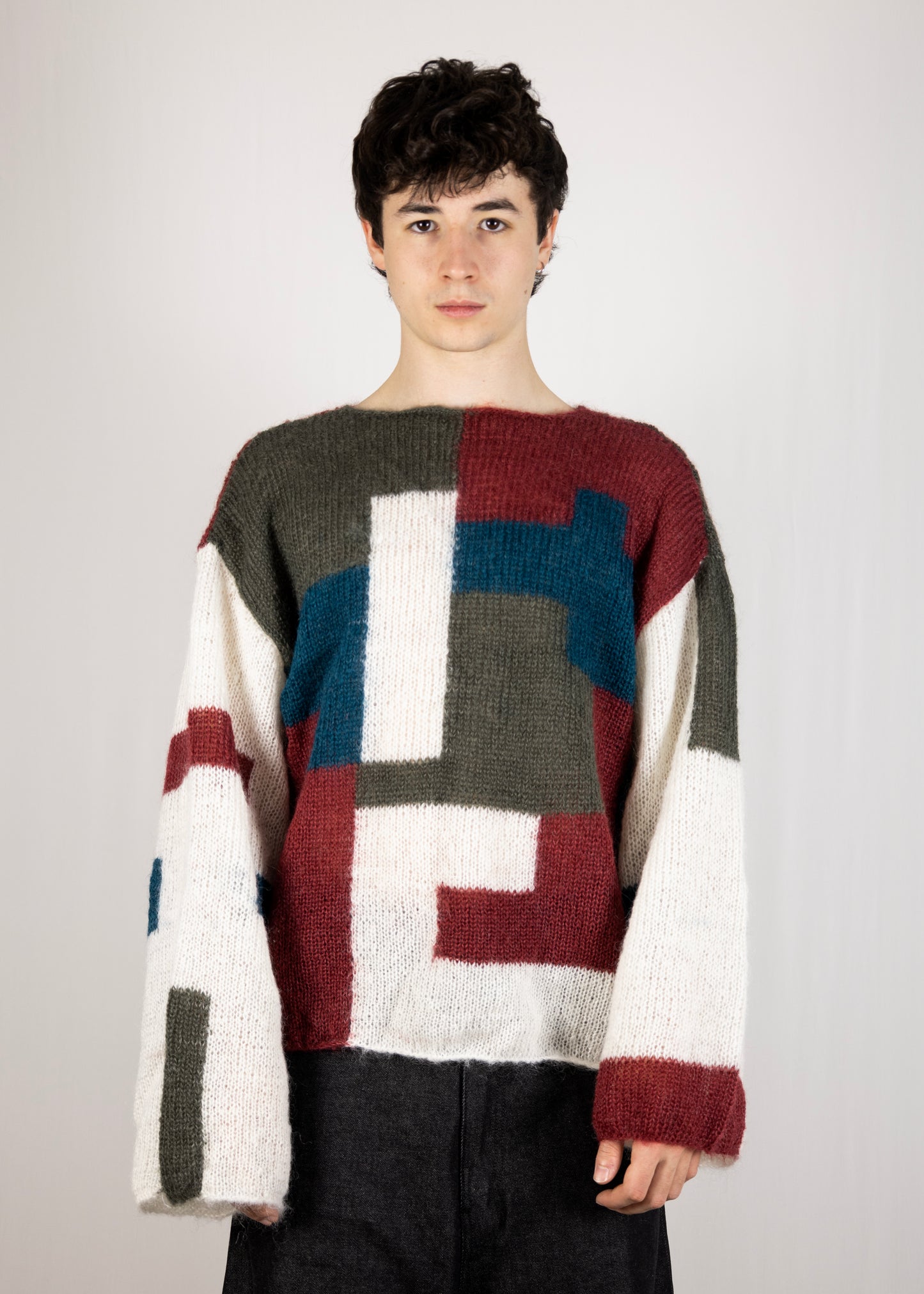 Multicolored Mohair Sweater 2/9