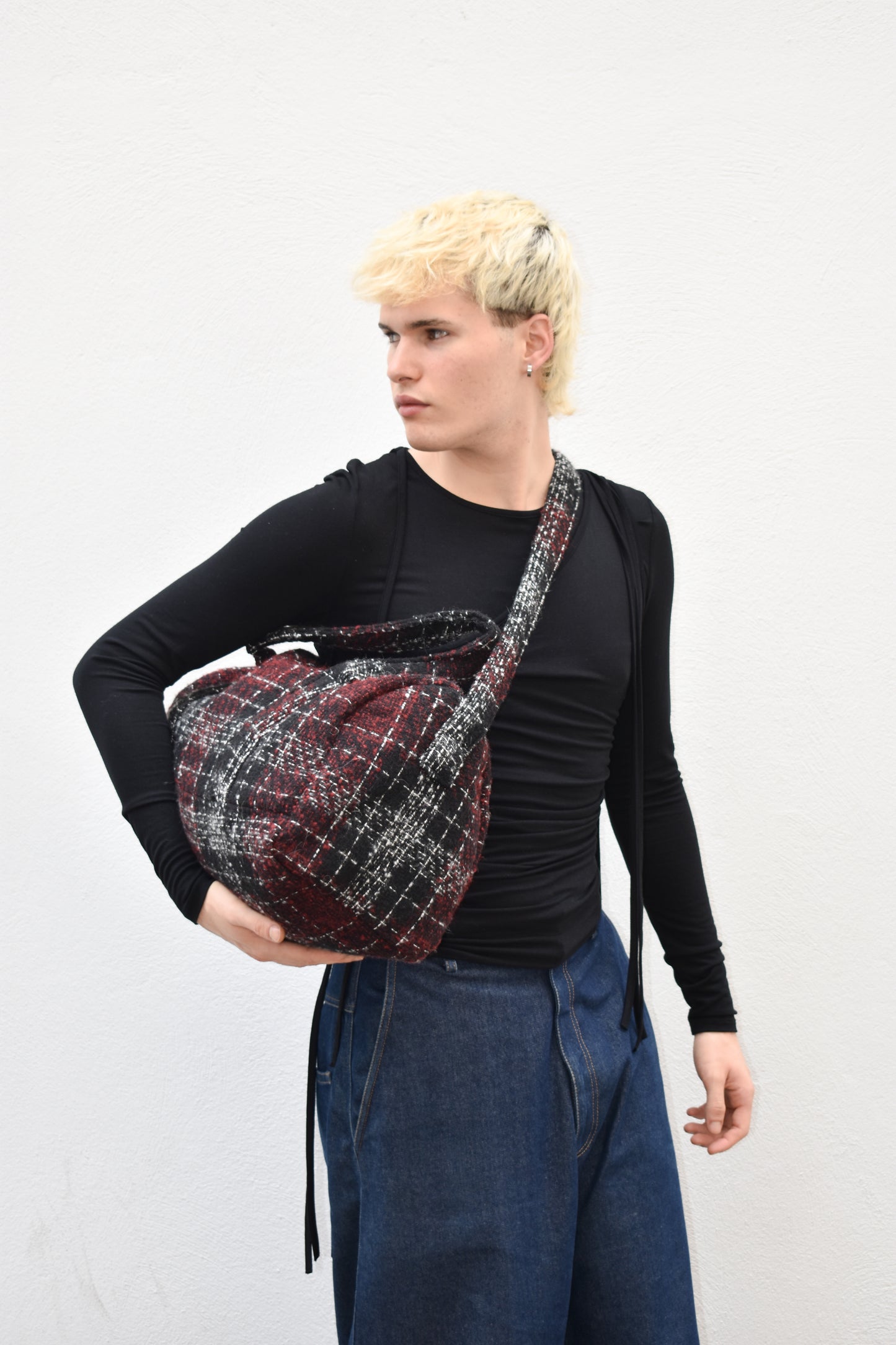 Reverse Mohair Bag