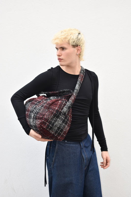 Reverse Mohair Bag