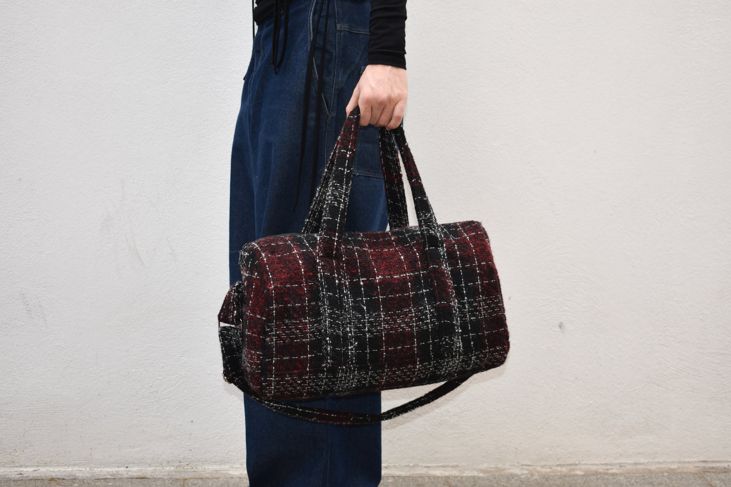 Reverse Mohair Bag