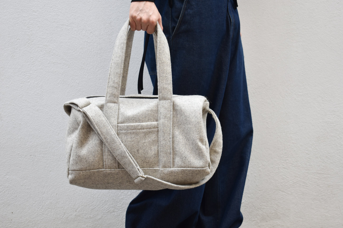 Beige Wool Bag