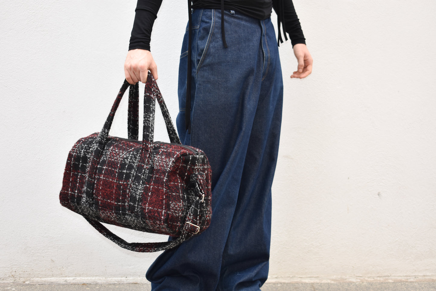 Reverse Mohair Bag