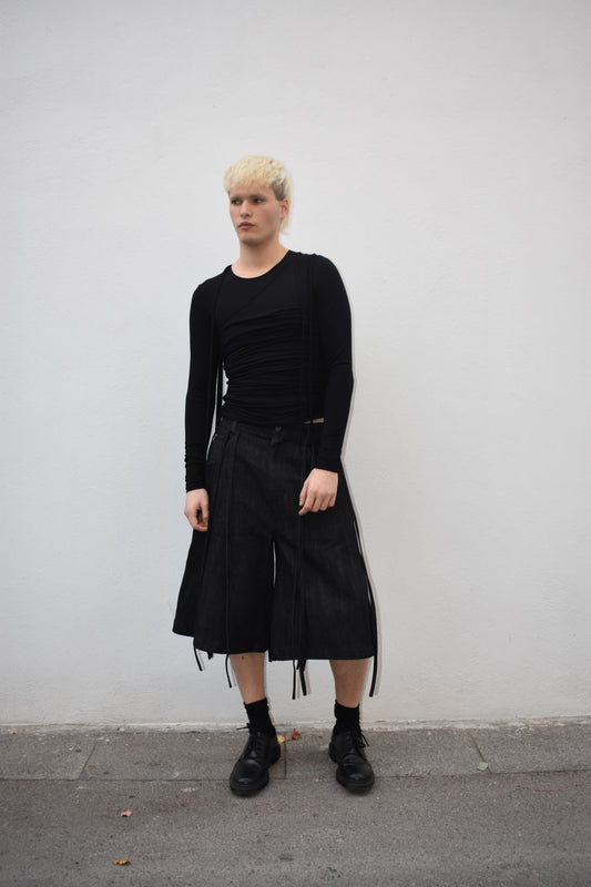 Rizhomorph Jorts Black