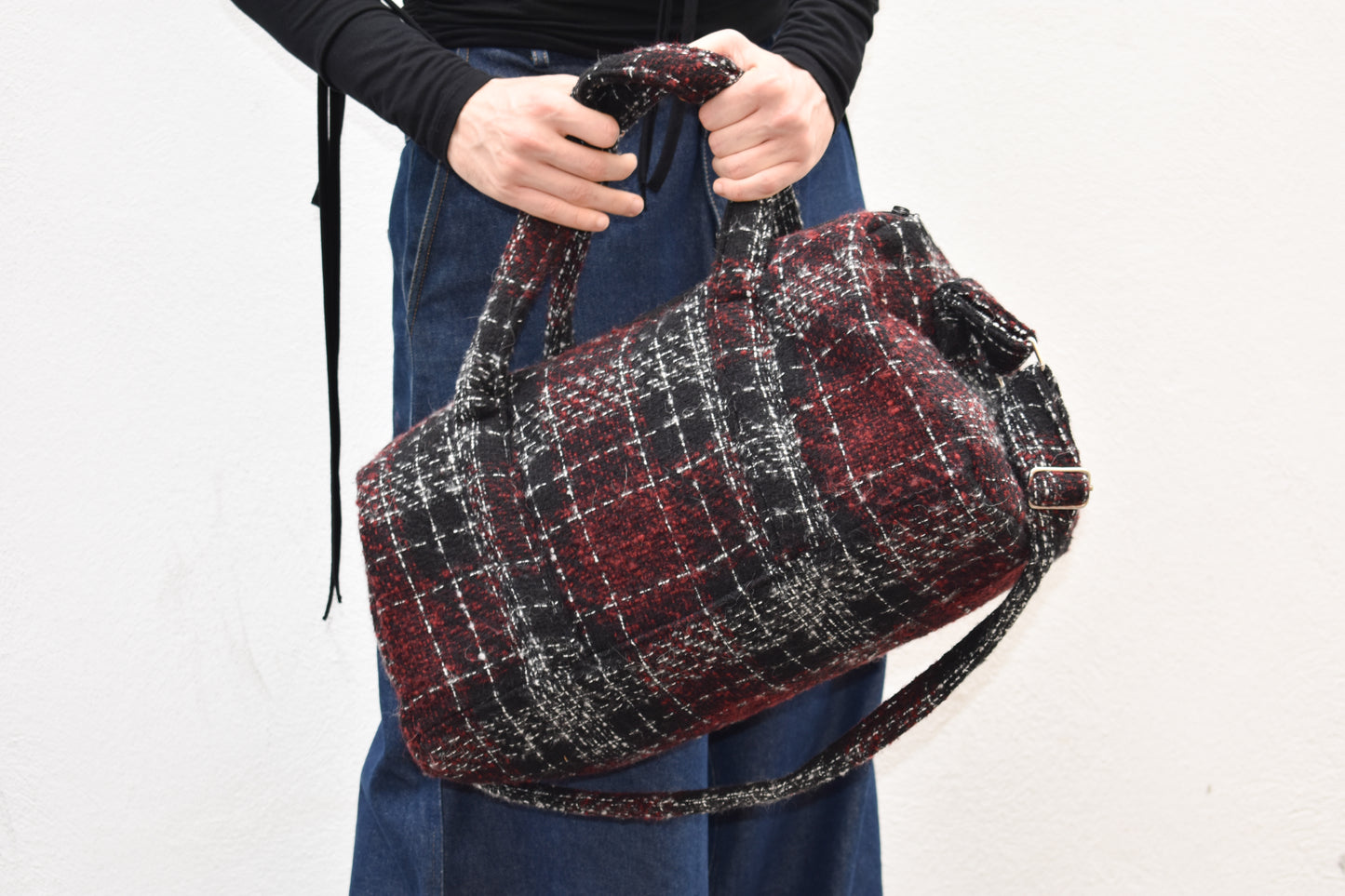 Reverse Mohair Bag