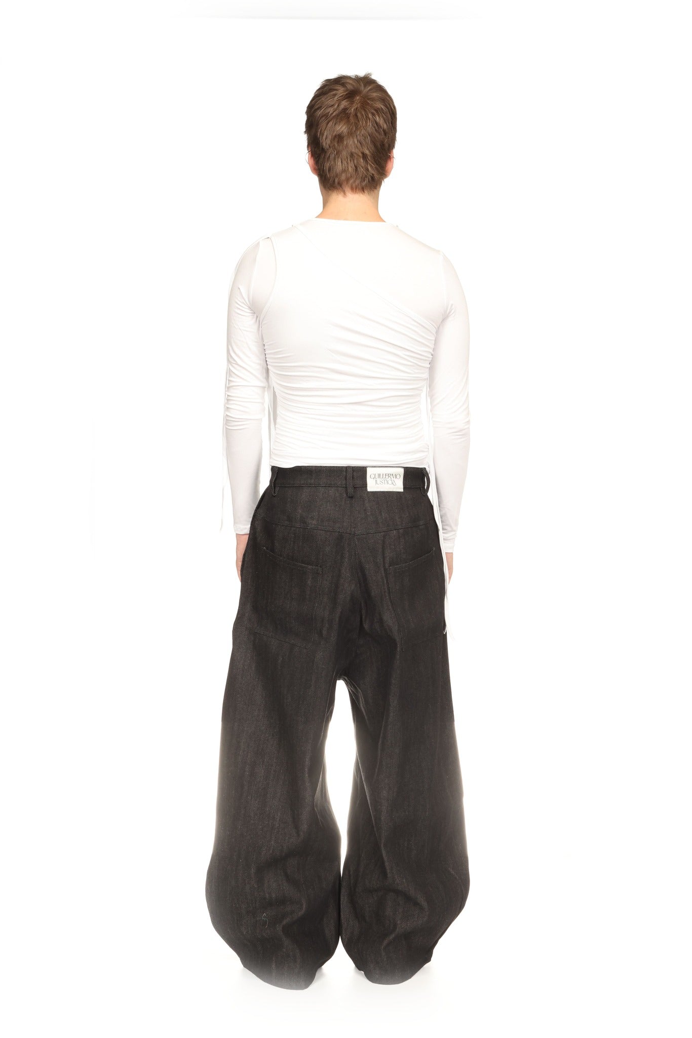 Overlayed Long Sleeve Top - White